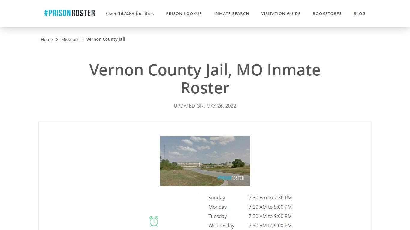 Vernon County Jail, MO Inmate Roster - Prisonroster